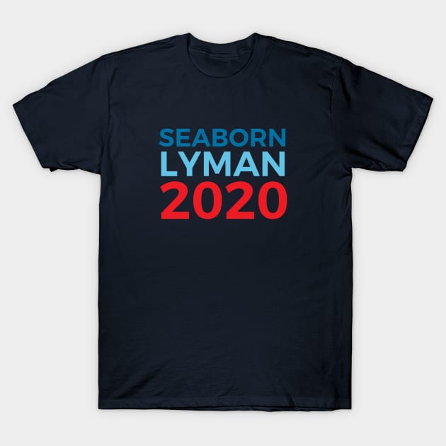 Seaborn Lyman 2020 Election The West Wing Sam Seaborn Josh Lyman T-Shirt by nerdydesigns